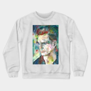 JACK KEROUAC watercolor portrait .5 Crewneck Sweatshirt